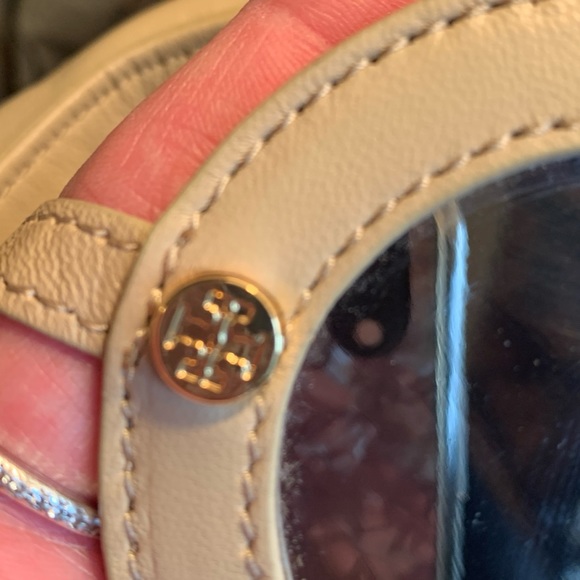 Authentic TORY BURCH Woven leather Flap shoulder bag - Picture 10 of 16